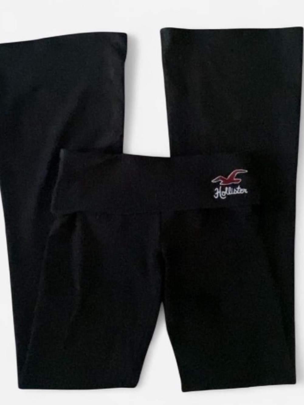 Hollister' Black Leggings with Logo